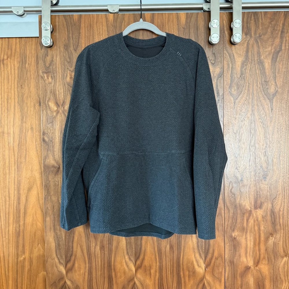 Men’s Lululemon Textured Double Knit Cotton Crewneck
